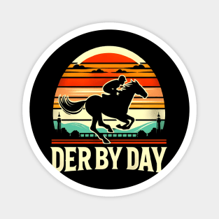 Cute Horse 150th Derby Day 2024 Horse racing Fascinator Magnet